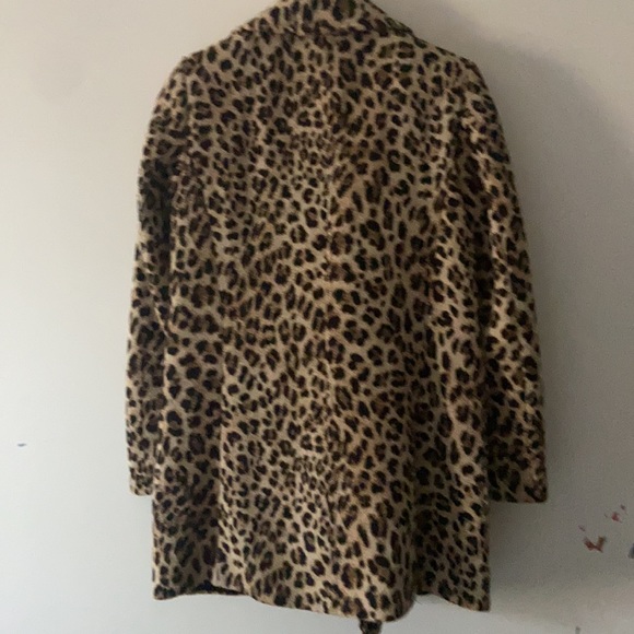 Zara leopard double button jacket. Xs - Picture 11 of 13